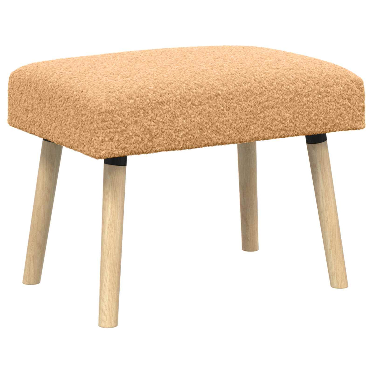 klupa Jednobojno Bež 60 x 40 x 45 cm Bouclé