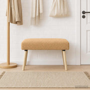 klupa Jednobojno Bež 80 x 40 x 46 cm Bouclé