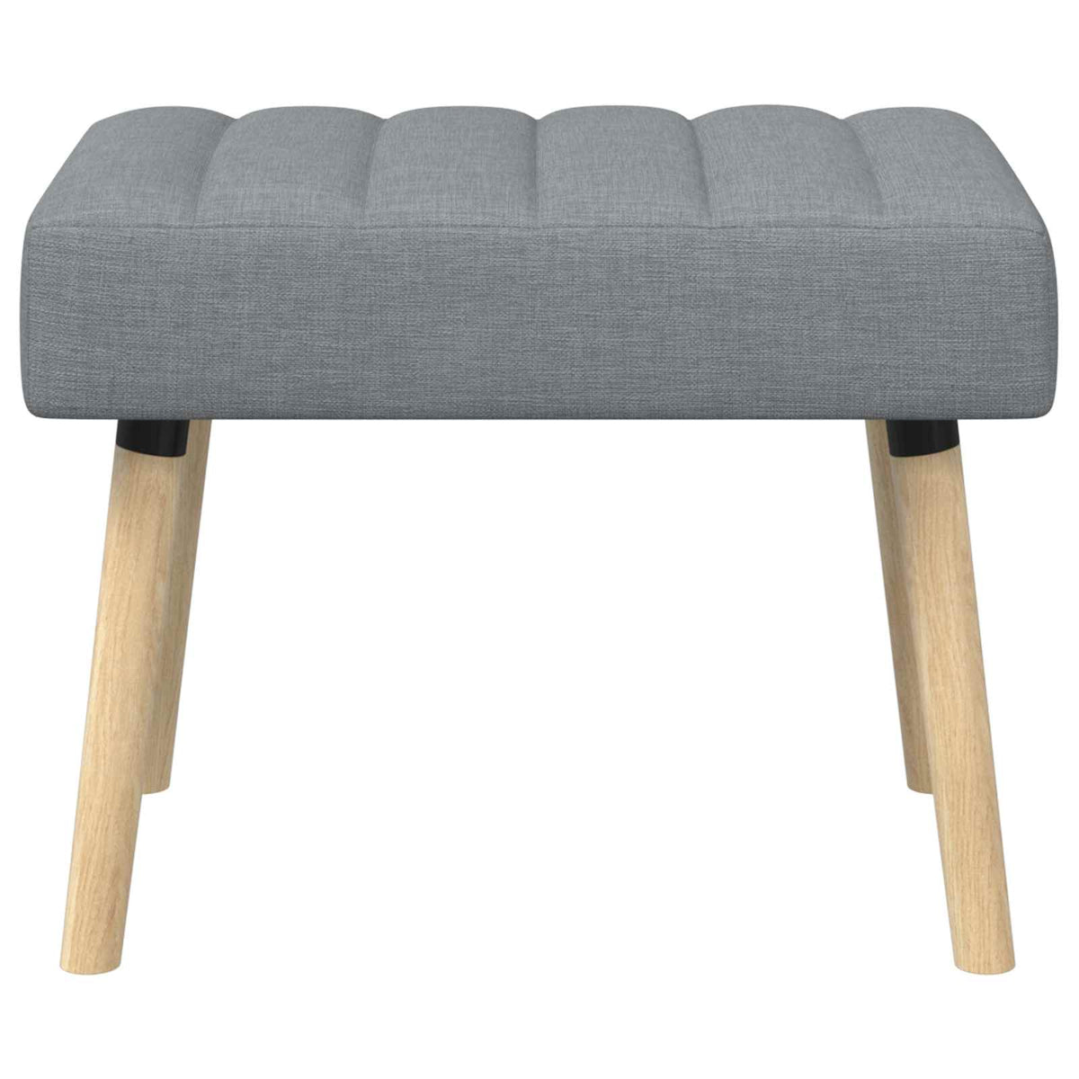 Klupa s utorima Svjetlosiva 60 x 40 x 45 cm Tkanina