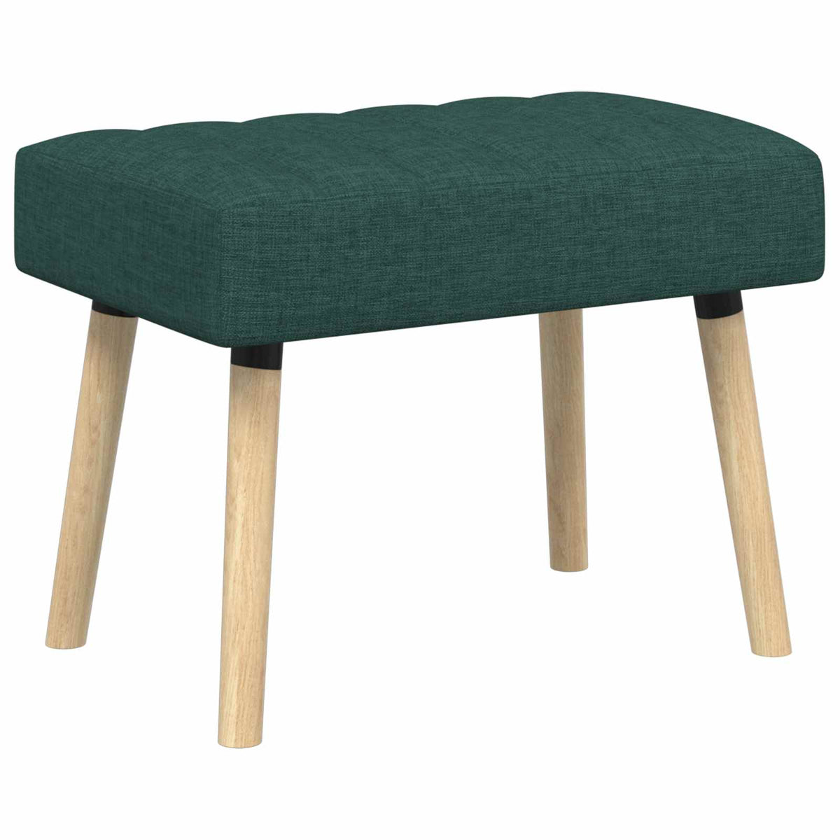 Klupa s utorima Tamnozelena 60 x 40 x 45 cm Tkanina