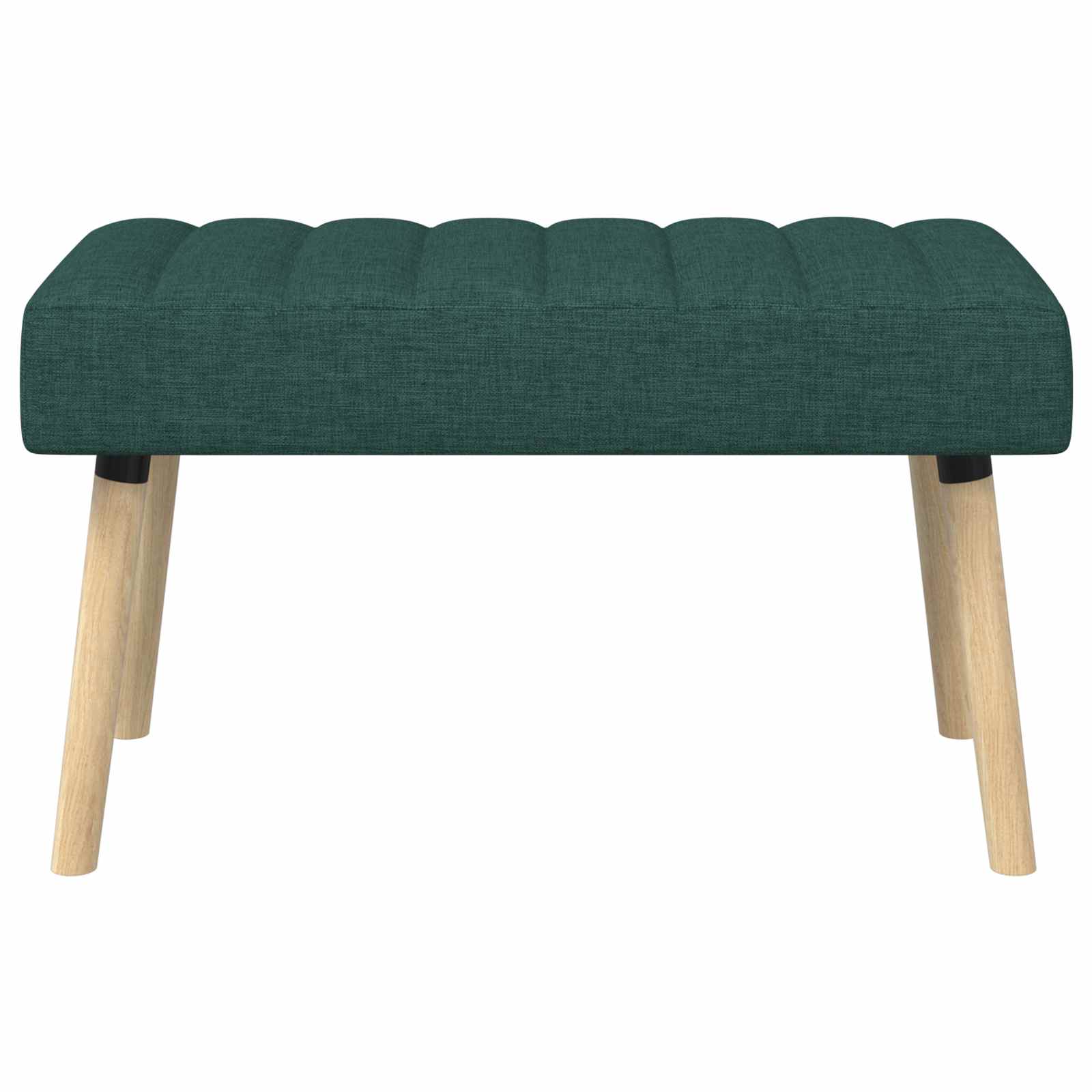 Klupa s utorima Tamnozelena 80 x 40 x 46 cm Tkanina