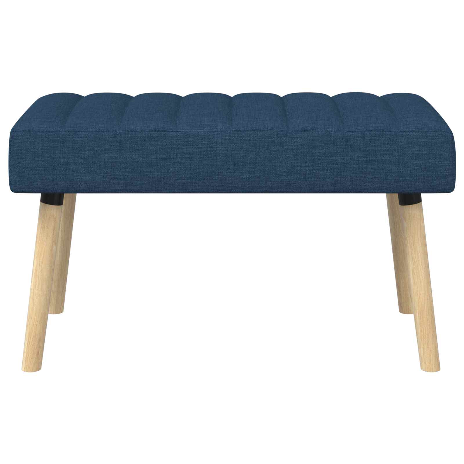 Klupa s utorima Plava 80 x 40 x 46 cm Tkanina