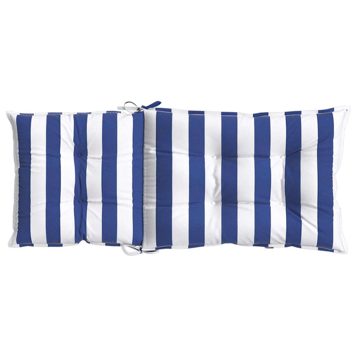 Jastučić za van 6 pcs Plava i bijela 120 x 50 x 7 cm Tkanina