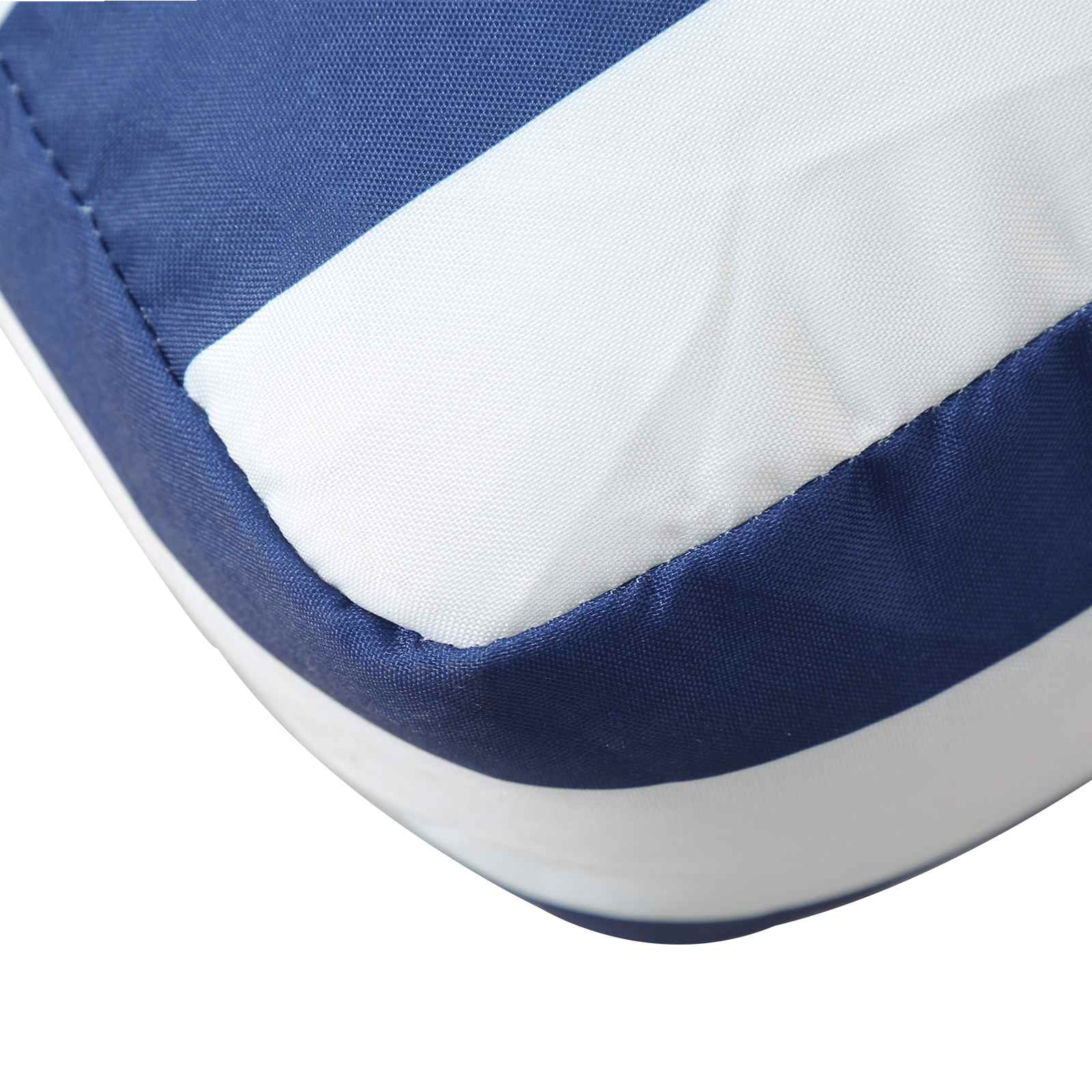 Jastučić za van 3 pcs Plava i bijela 103 x 58 x 10 cm Tkanina