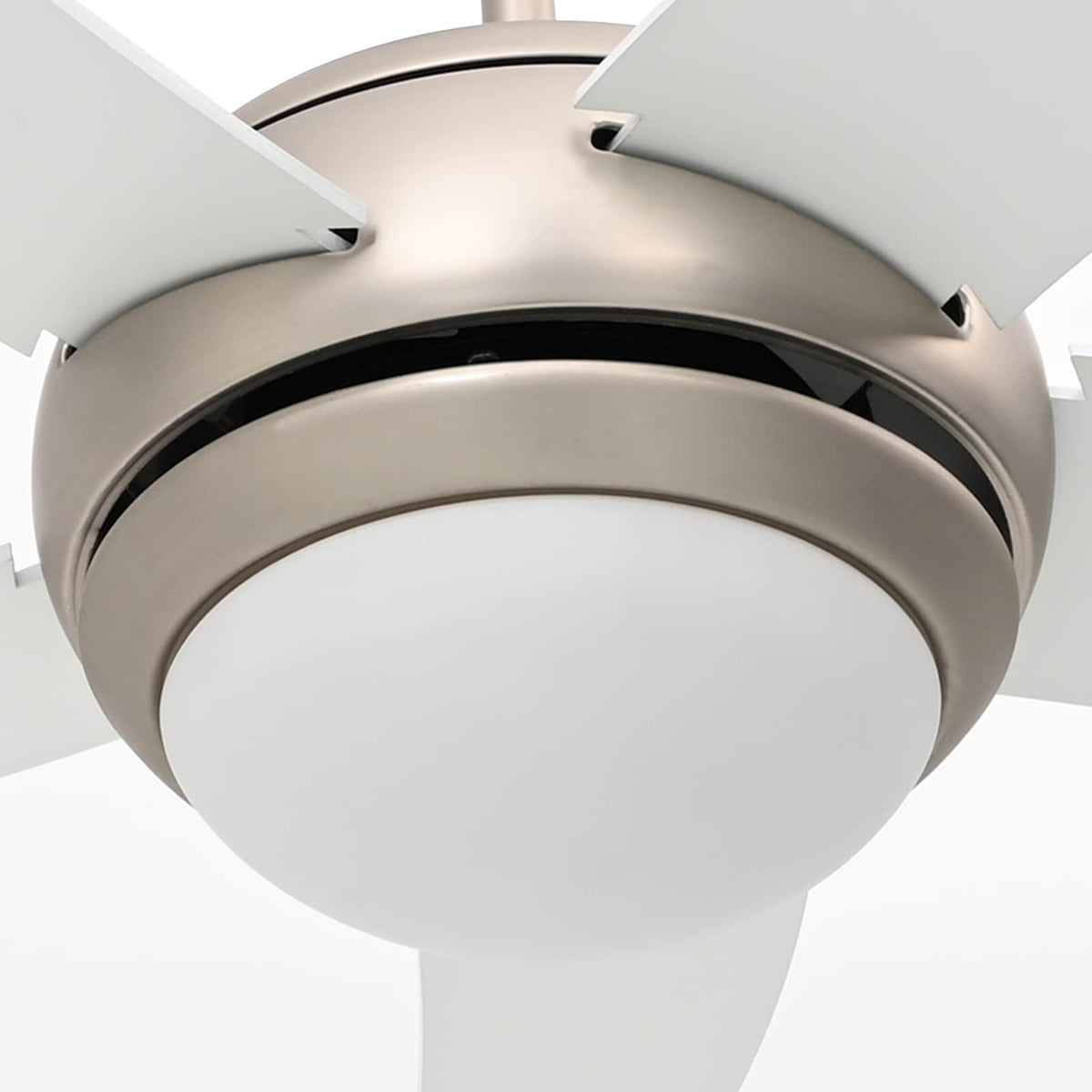 Ventilator za strop s svjetlom i daljinskim upravljačem Bijela Ø 110 cm