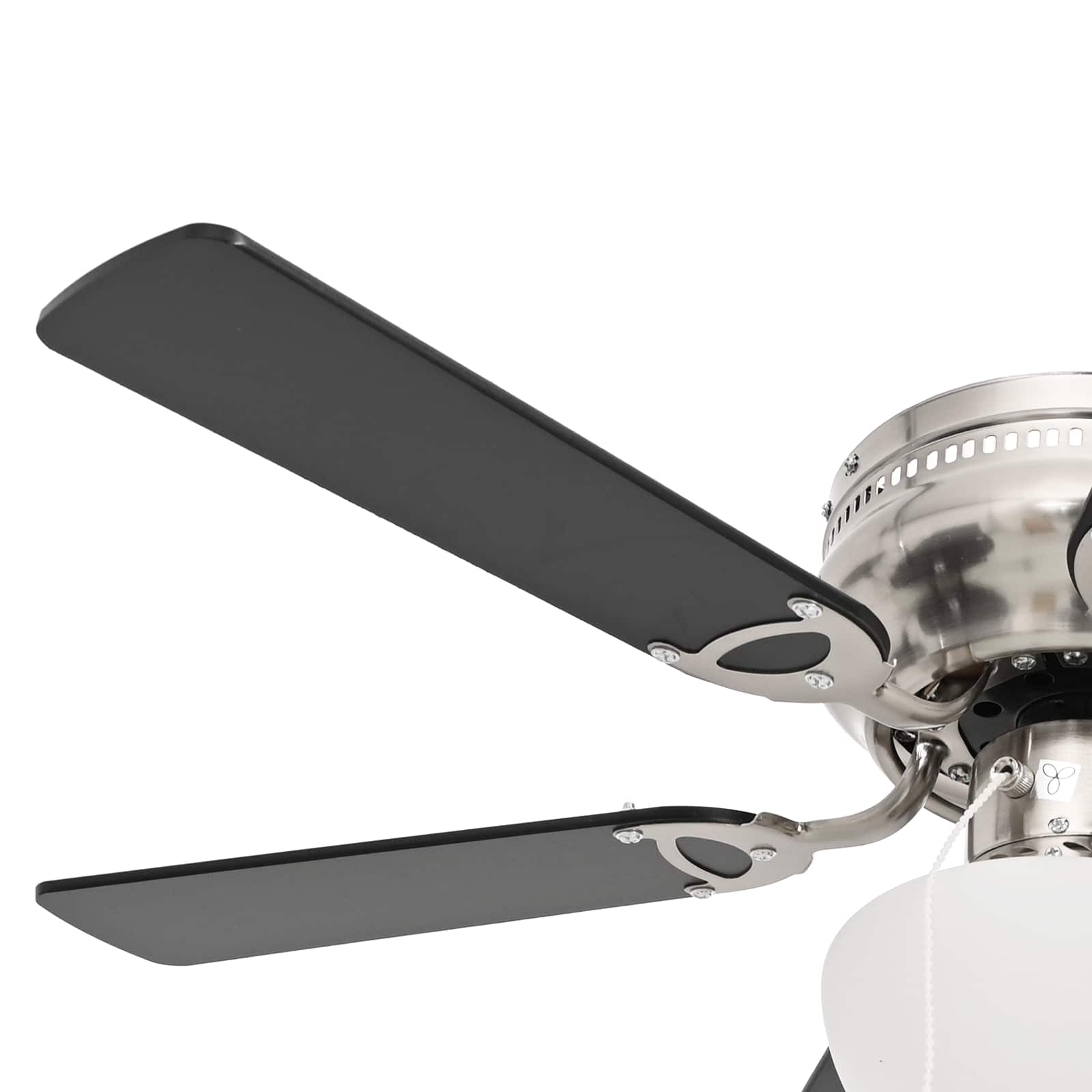 Stropni ventilator s osvjetljenjem Ø 82 cm Crna
