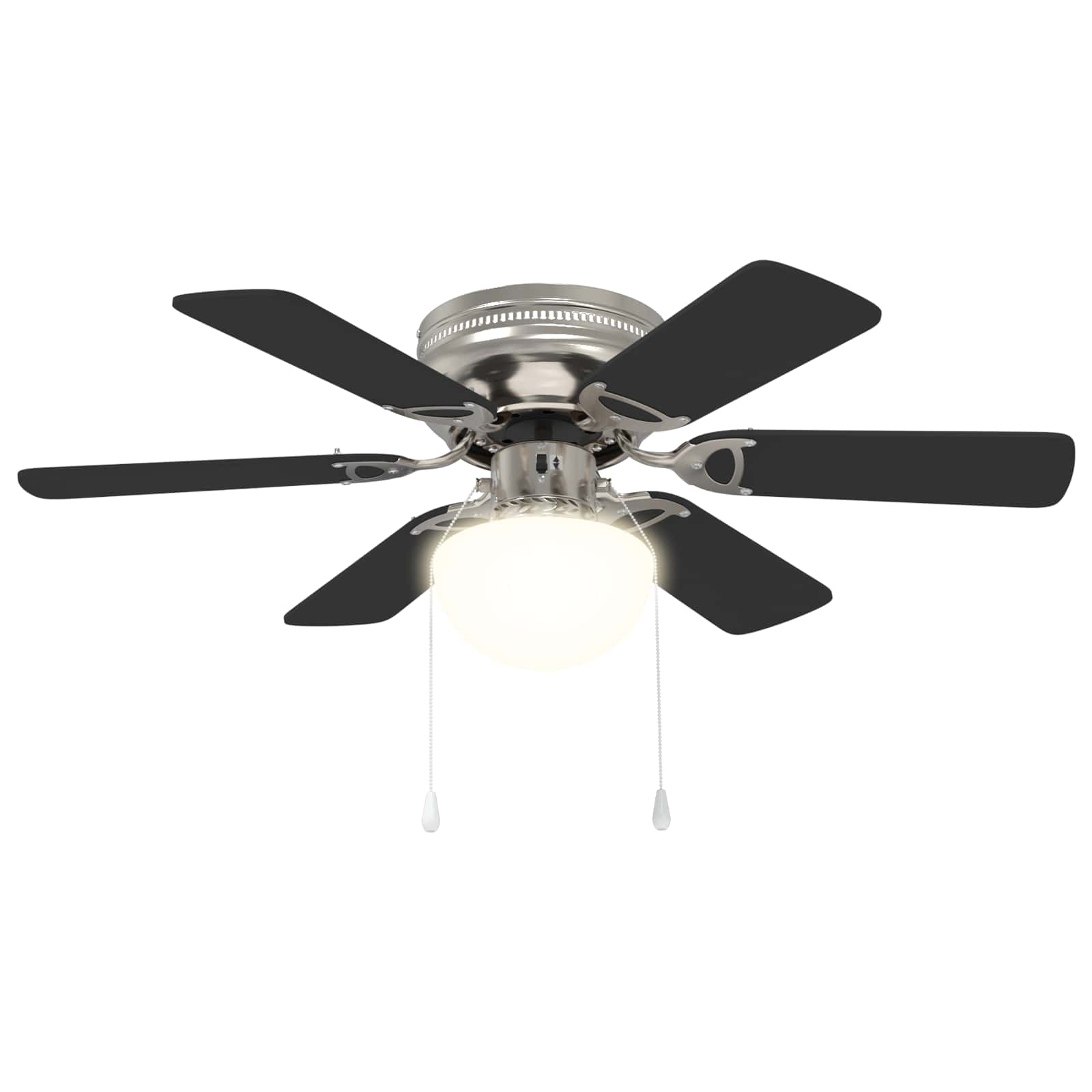Stropni ventilator s osvjetljenjem Ø 82 cm Crna