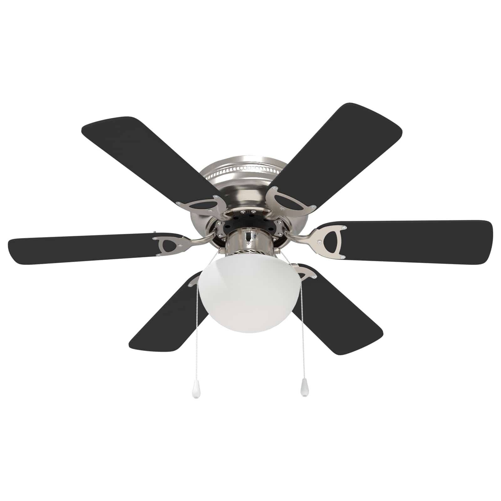 Stropni ventilator s osvjetljenjem Ø 82 cm Crna