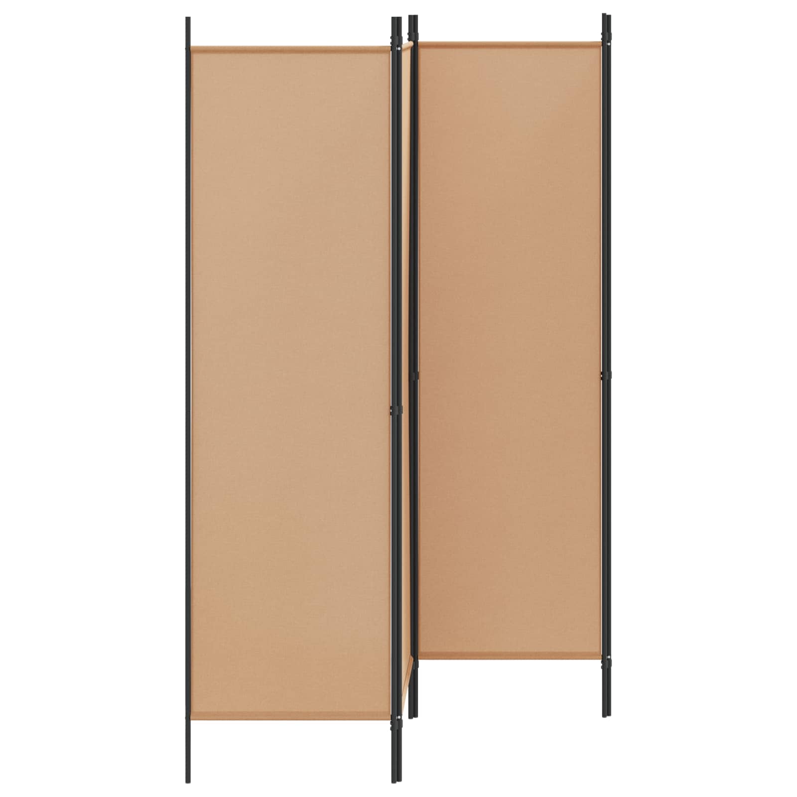 4-panelni pregradni zid Bež 200 x 180 cm Tkanina
