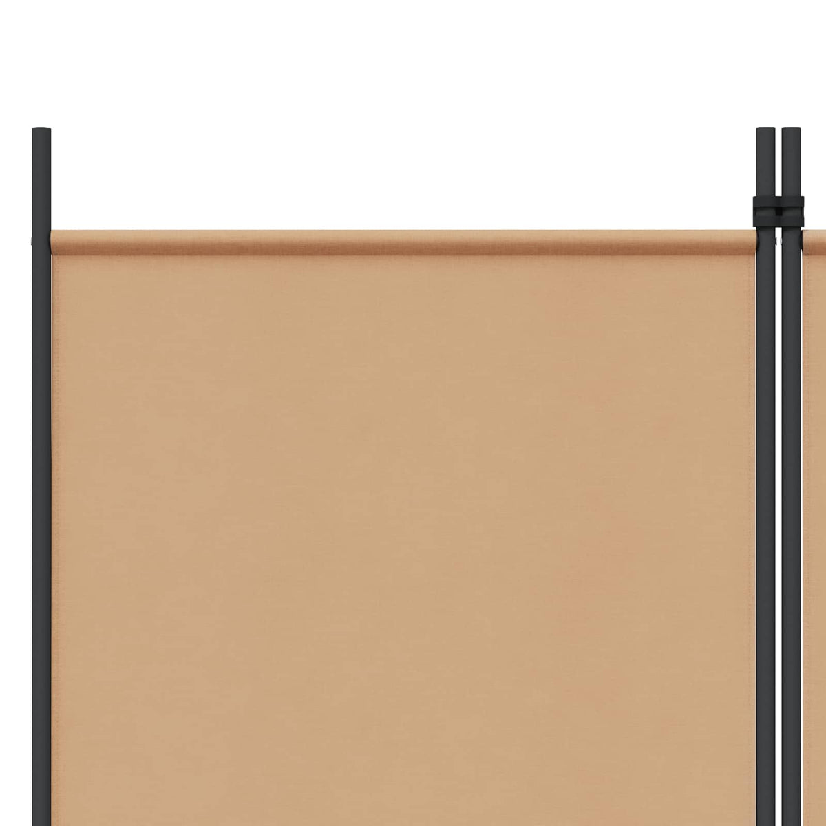 5-Panelni Pregrađivač Bež 250 x 180 cm Tkanina
