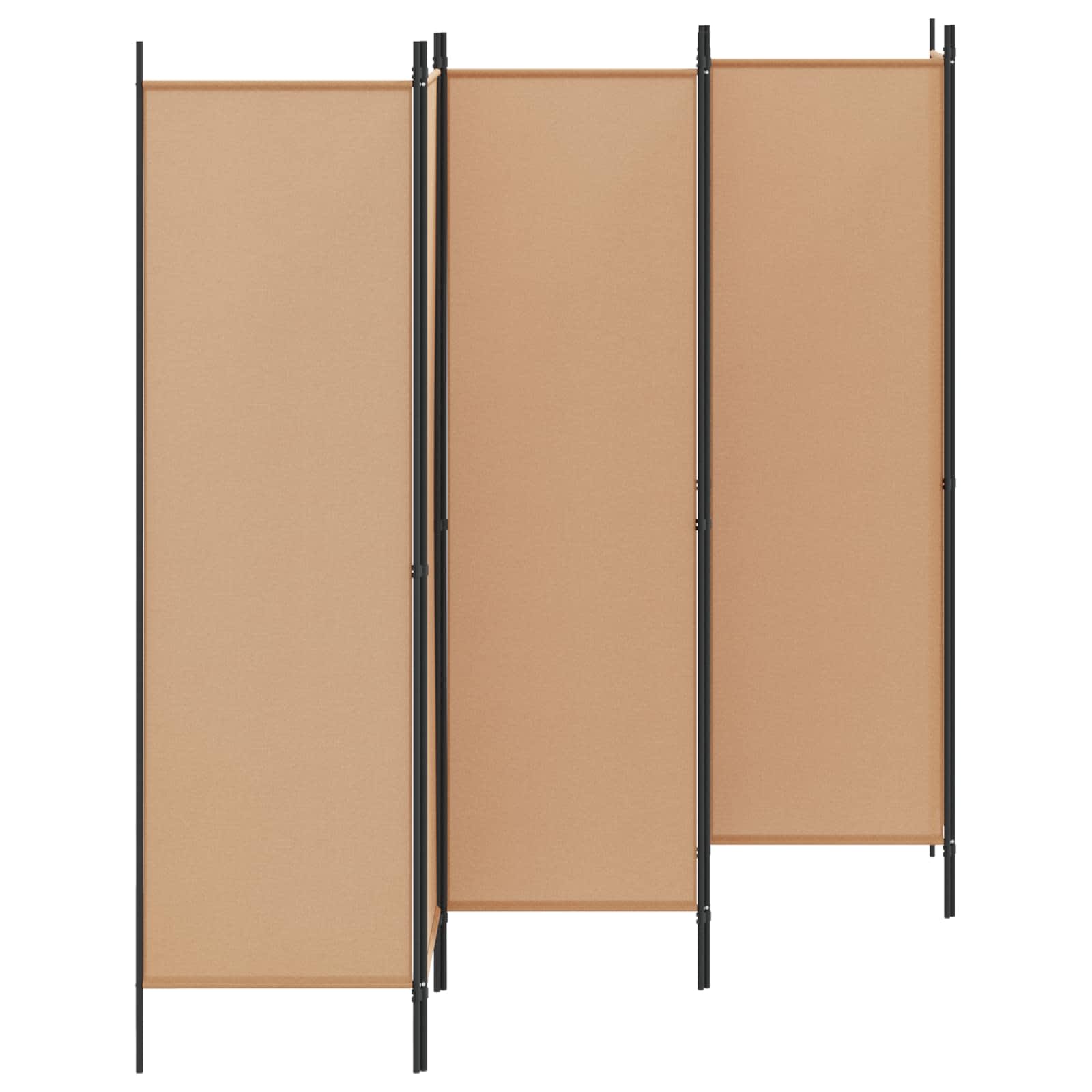 Razdjelnik prostora s 6 panela Bež 300 x 180 cm Tkanina