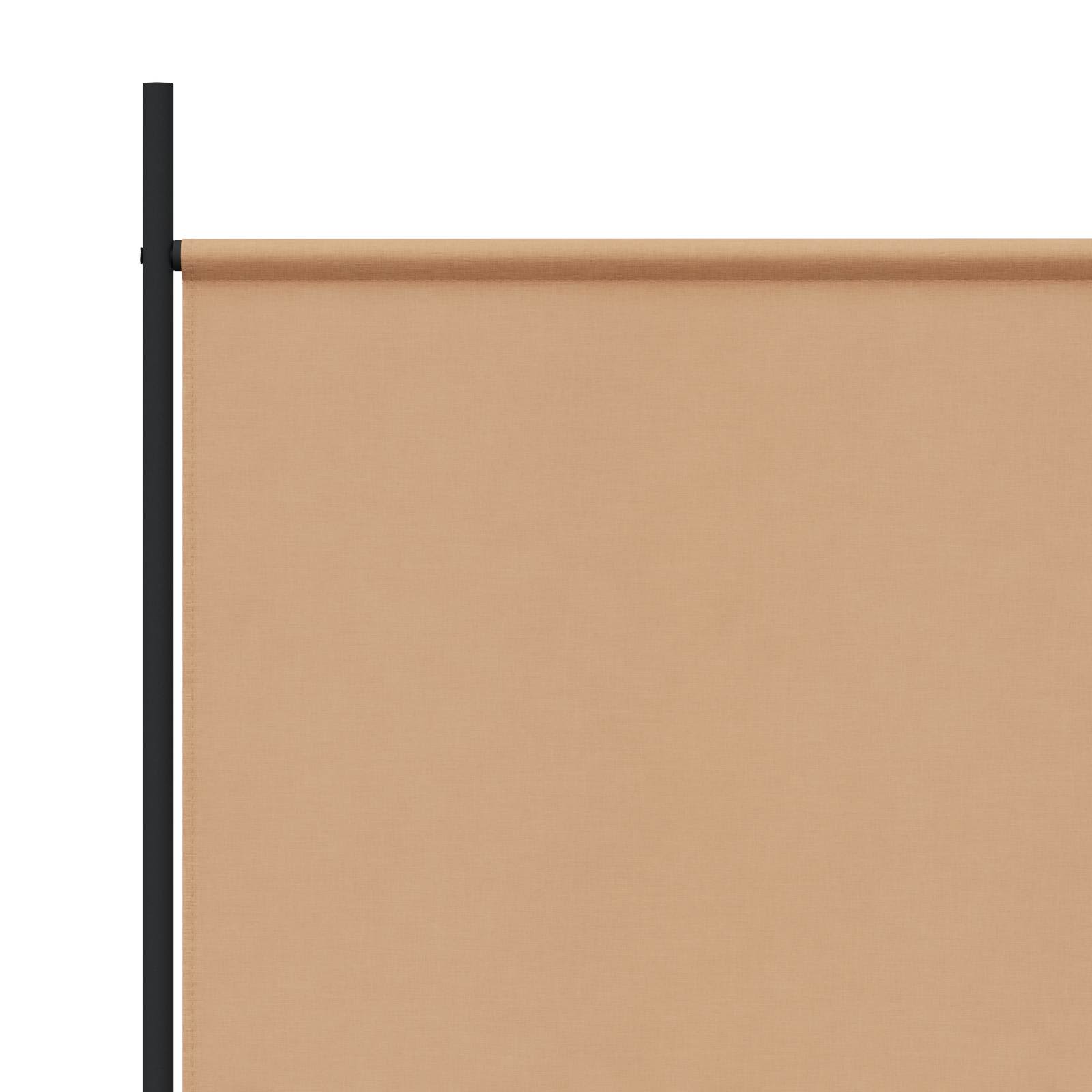 Jednopanelna pregrada Bež 175 x 180 cm Tkanina