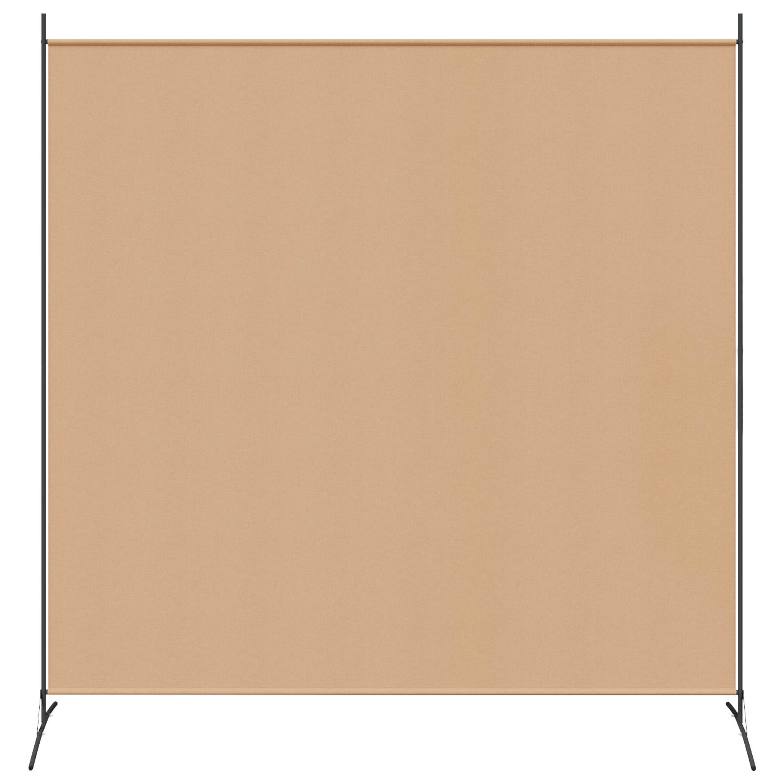 Jednopanelna pregrada Bež 175 x 180 cm Tkanina