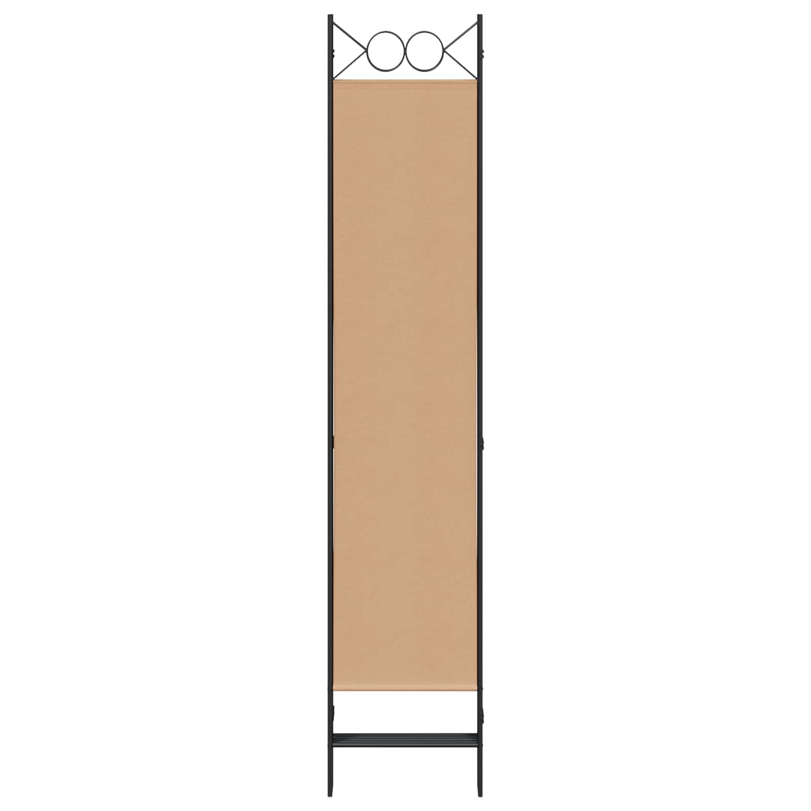 5-Panelni Pregrađivač Bež 200 x 200 cm Tkanina