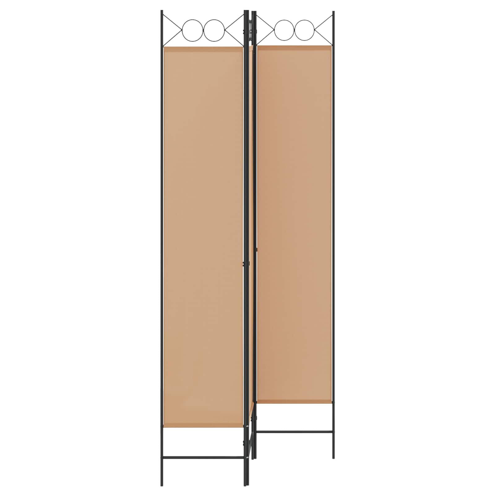 3-panelni pregradni zid Bež 120 x 220 cm Tkanina