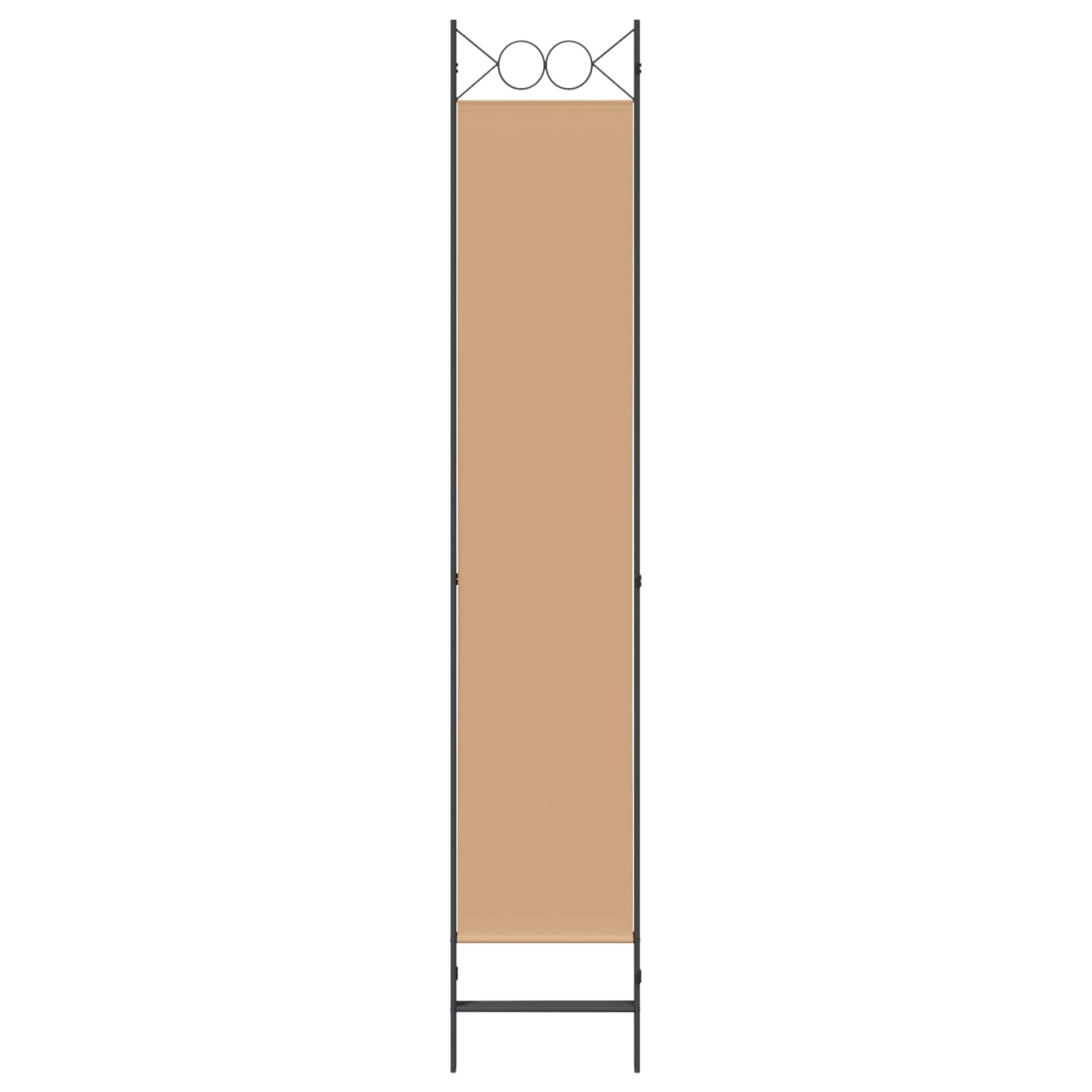 3-panelni pregradni zid Bež 120 x 220 cm Tkanina
