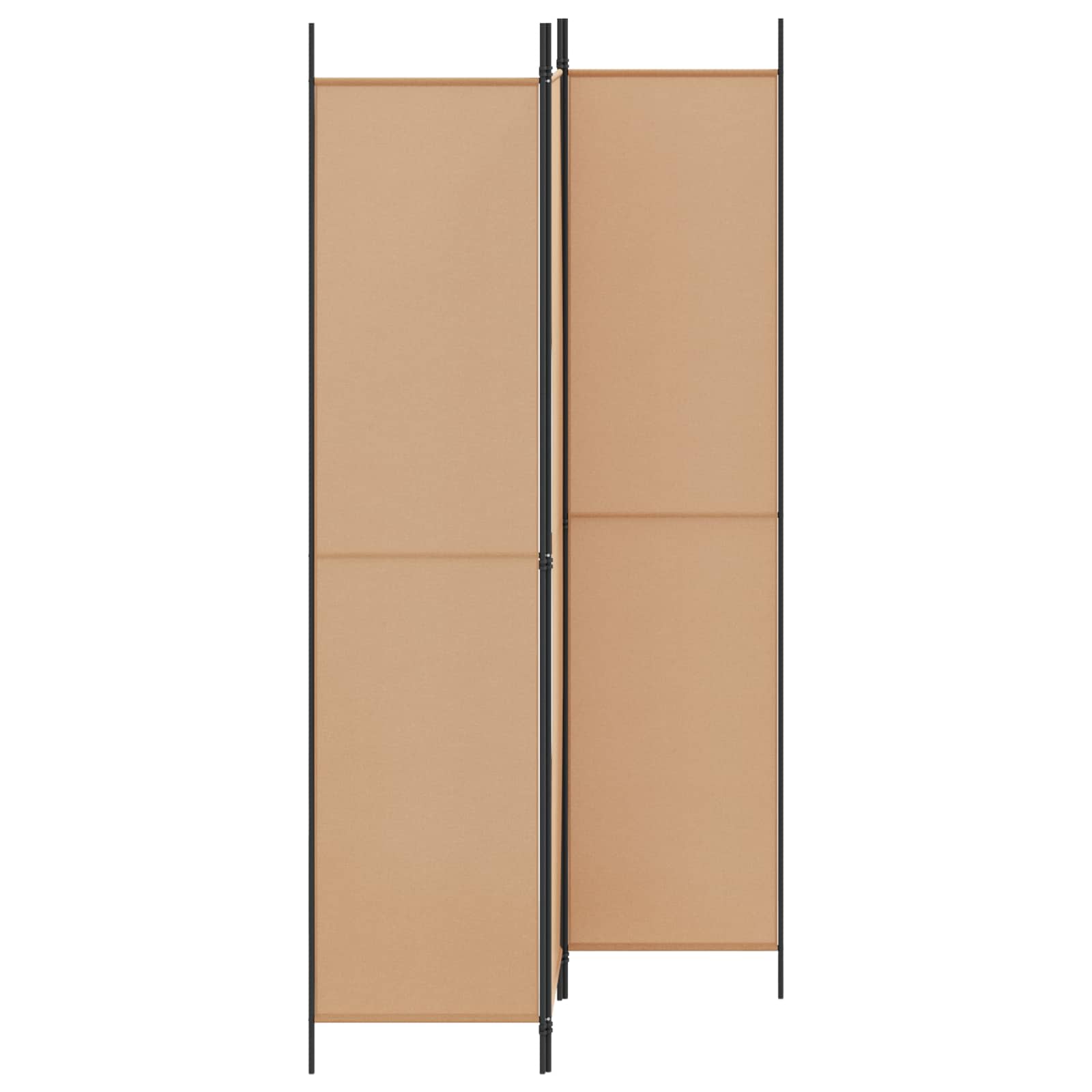 3-panelni pregradni zid Bež 150 x 220 cm Tkanina