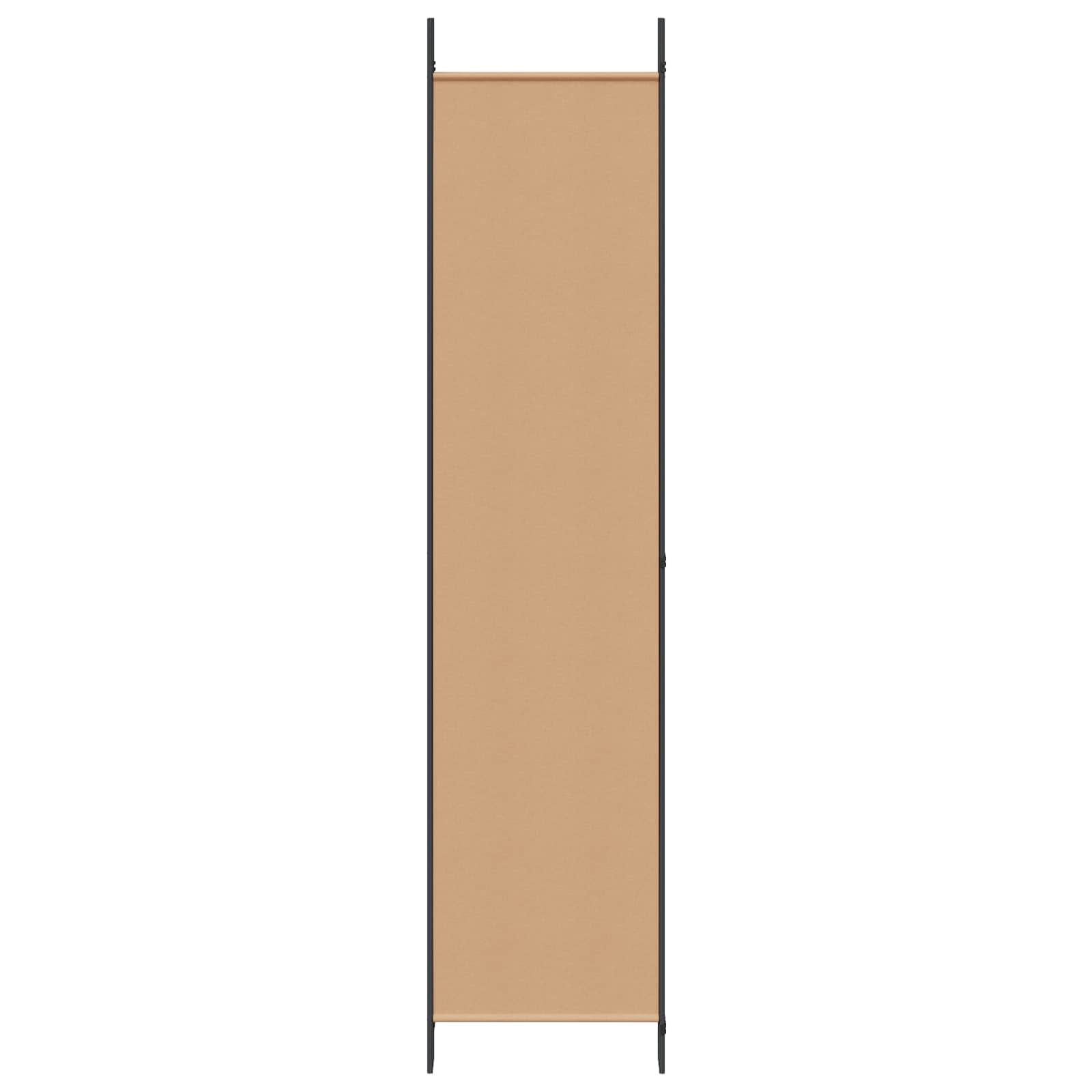 5-Panelni Pregrađivač Bež 250 x 220 cm Tkanina