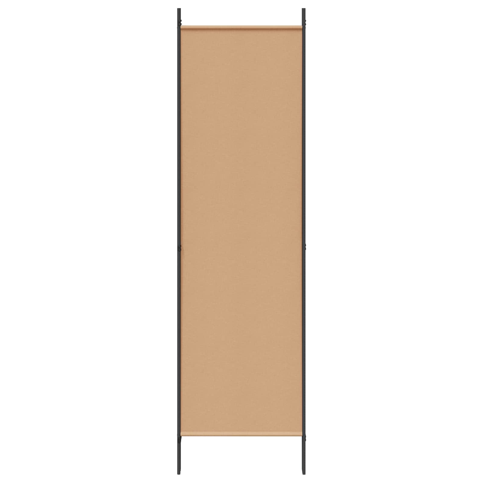 4-Panelski Paravan Bež 200 x 200 cm Tkanina