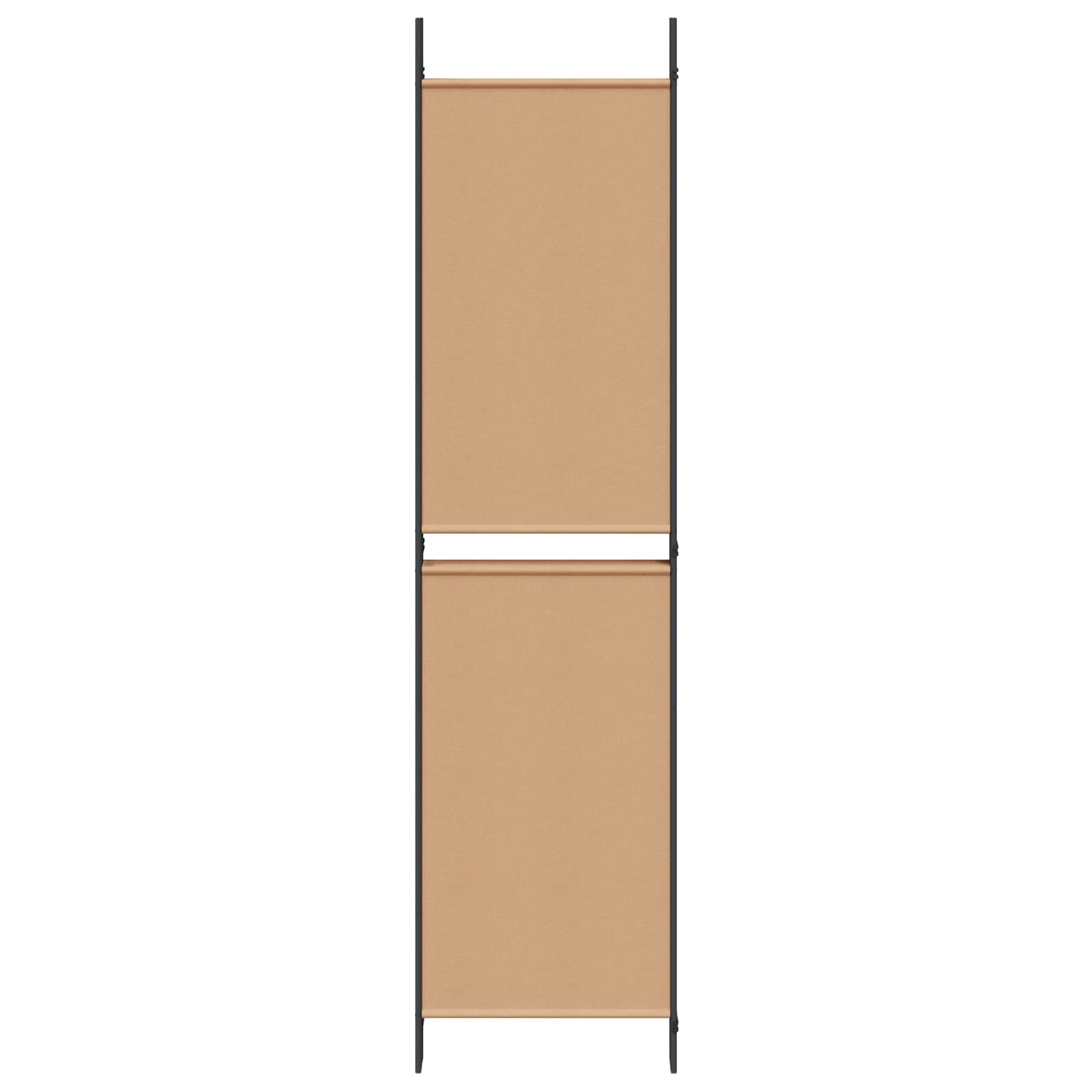 5-Panelni Pregrađivač Bež 250 x 200 cm Tkanina
