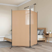 Pregrada sa 2 panela Bež 175 x 180 cm Tkanina