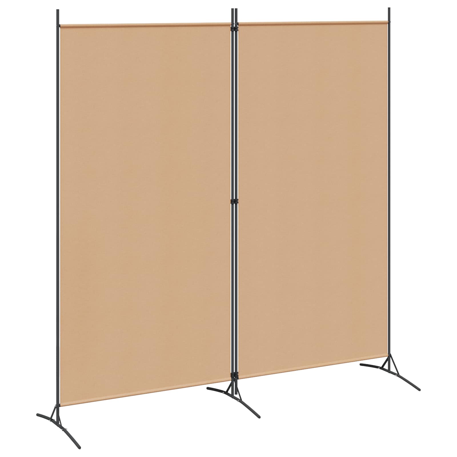 Pregrada sa 2 panela Bež 175 x 180 cm Tkanina