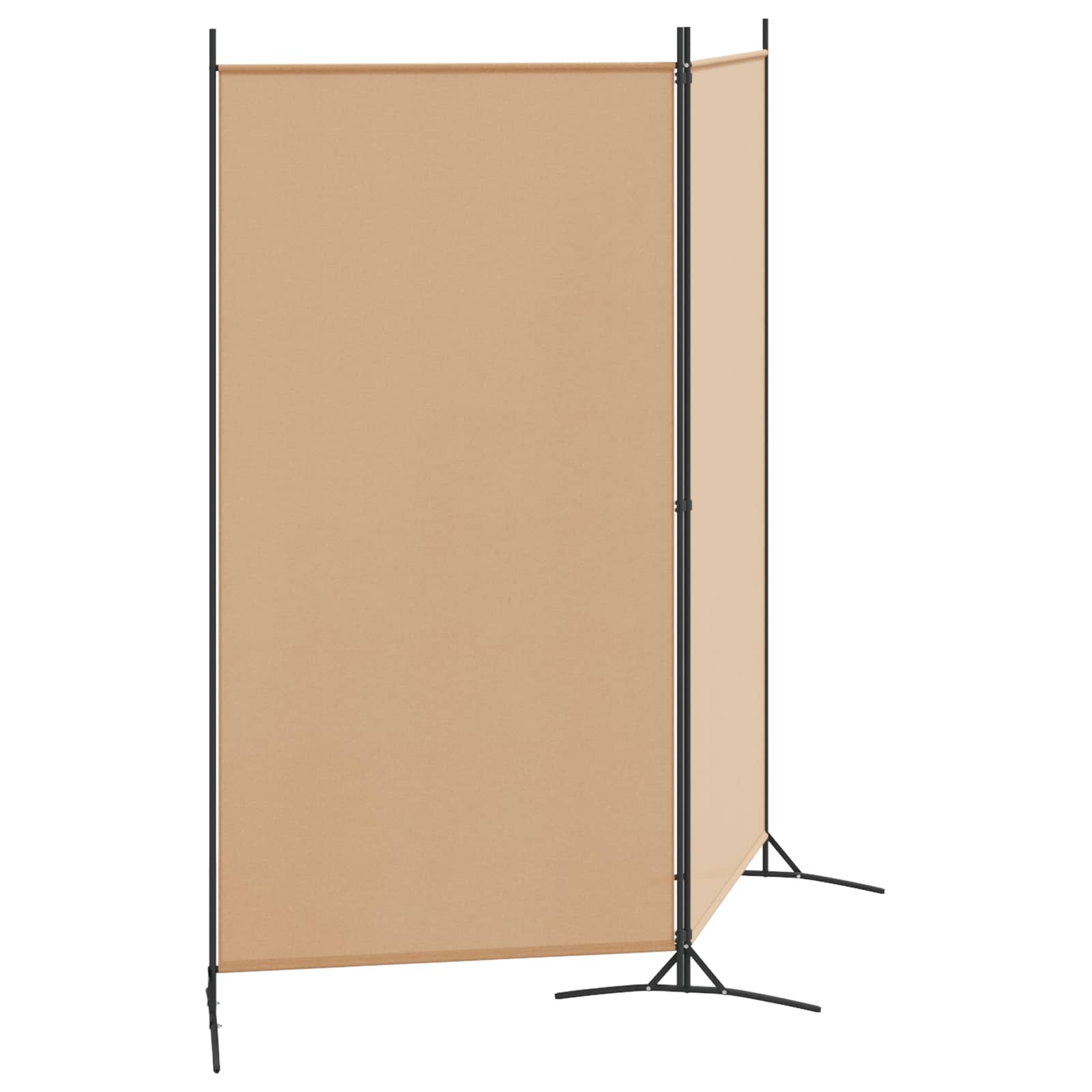 Pregrada sa 2 panela Bež 175 x 180 cm Tkanina