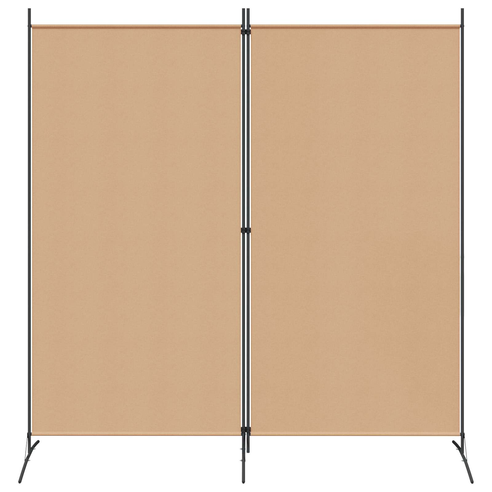 Pregrada sa 2 panela Bež 175 x 180 cm Tkanina