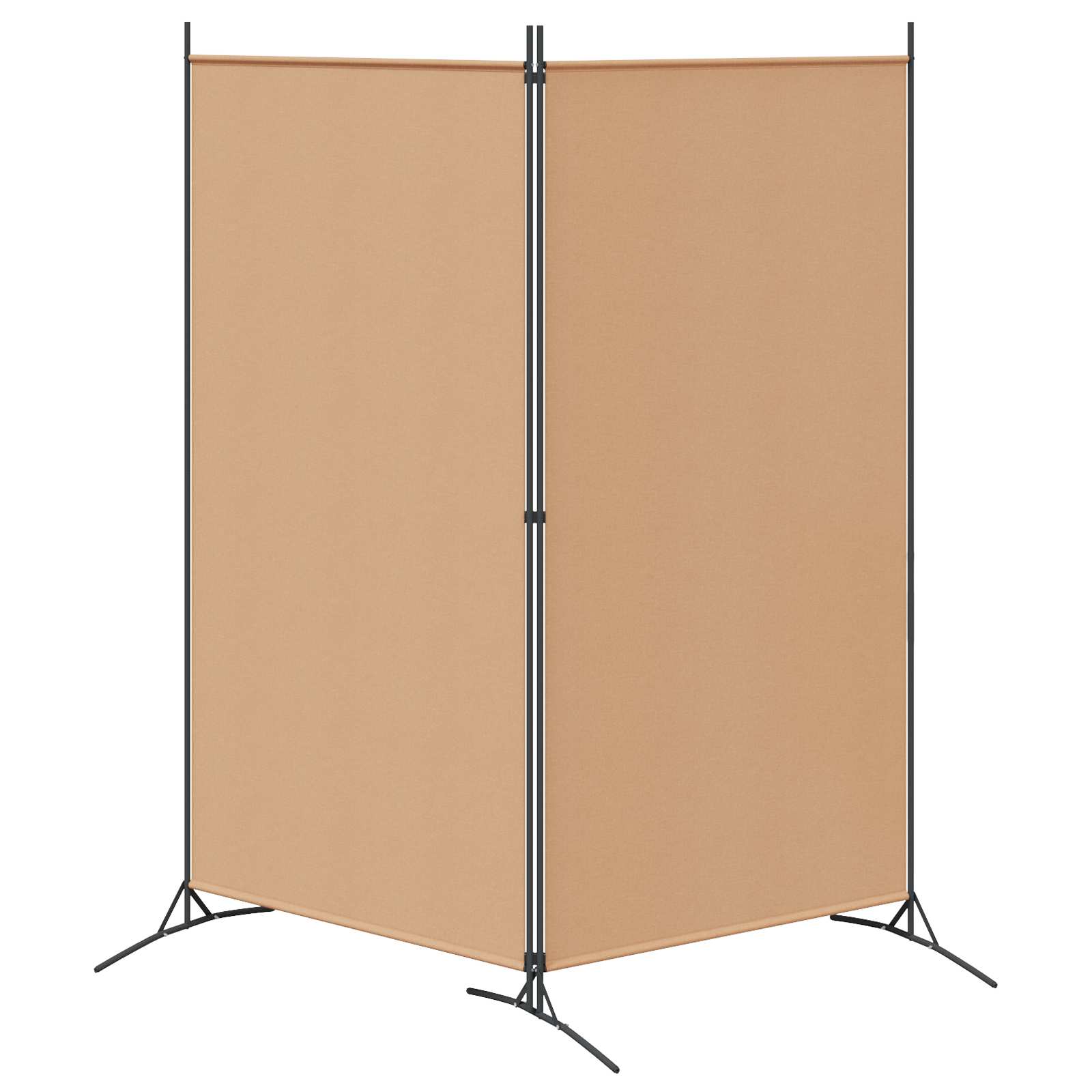 Pregrada sa 2 panela Bež 175 x 180 cm Tkanina