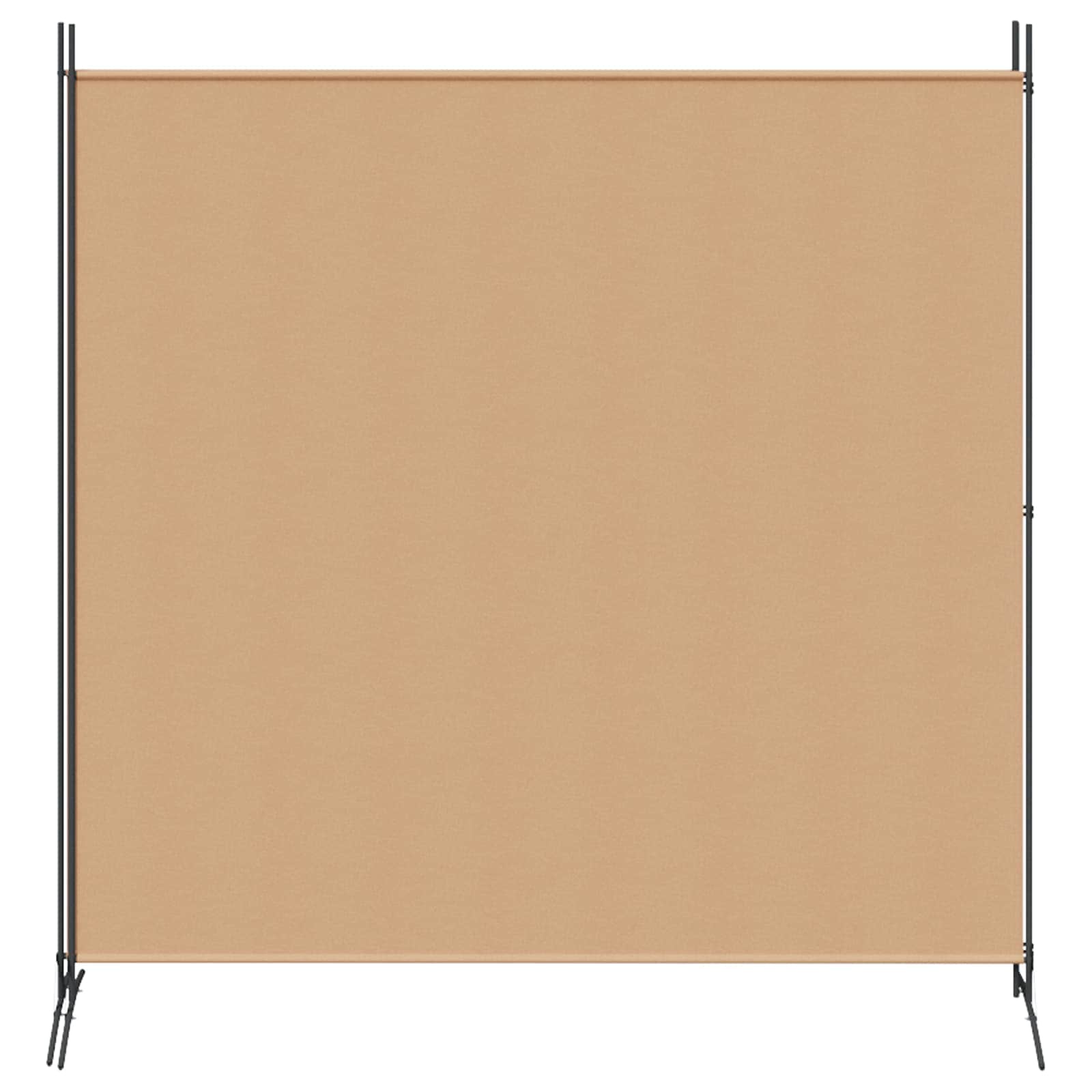 Pregrada sa 2 panela Bež 348 x 180 cm Tkanina