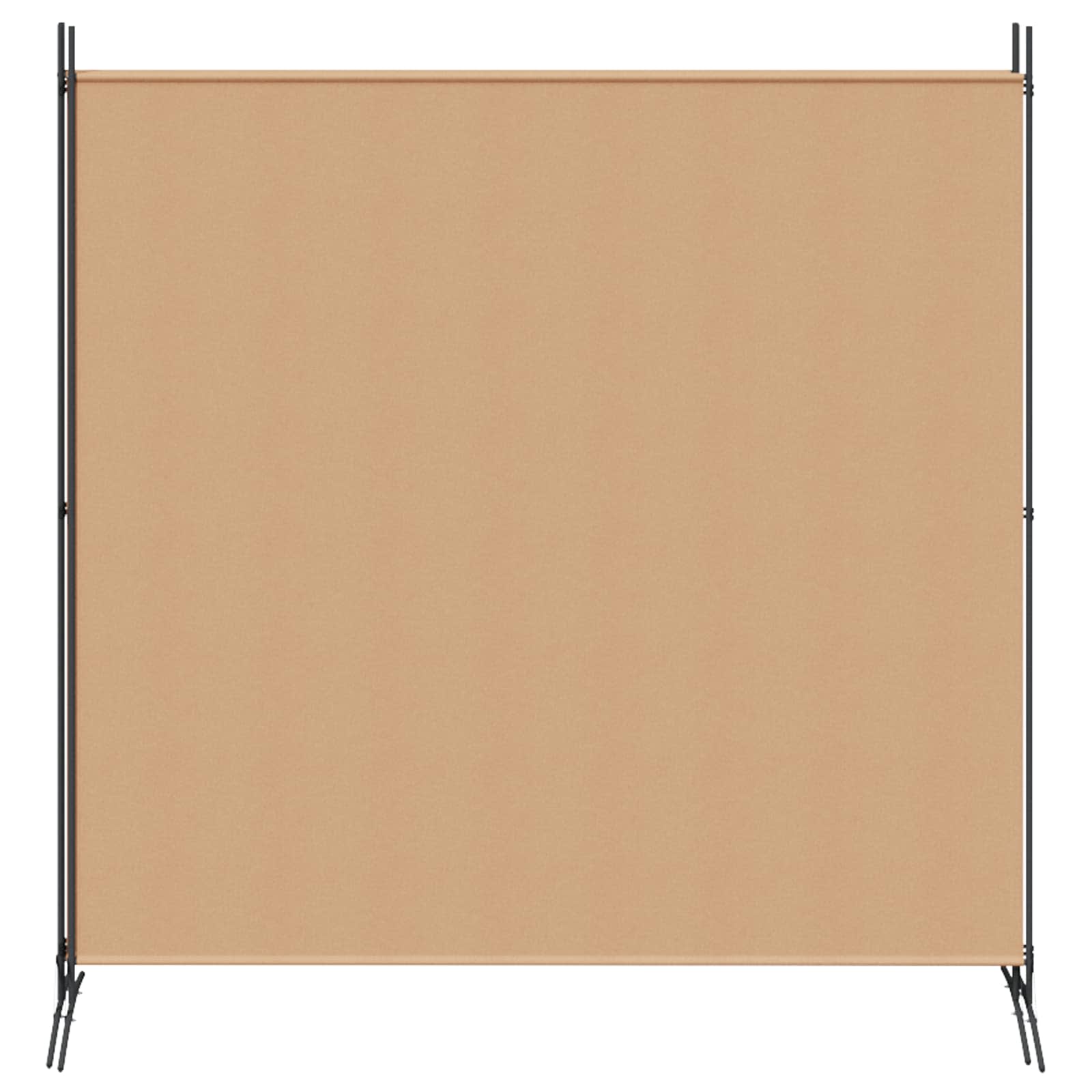 4-panelni pregradni zid Bež 525 x 180 cm Tkanina