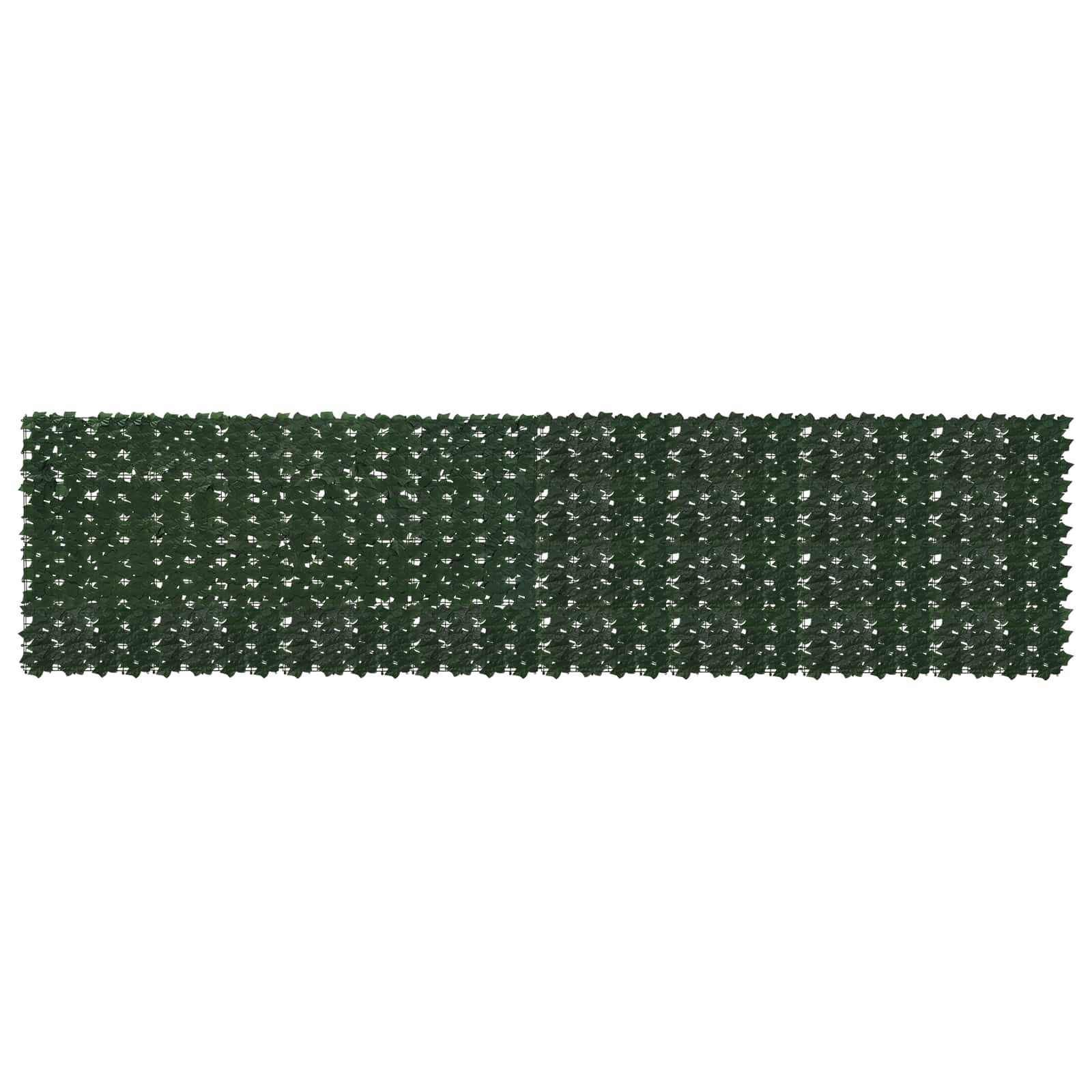 Zaslon za balkon s lišćem Tamnozelena 400 x 100 cm