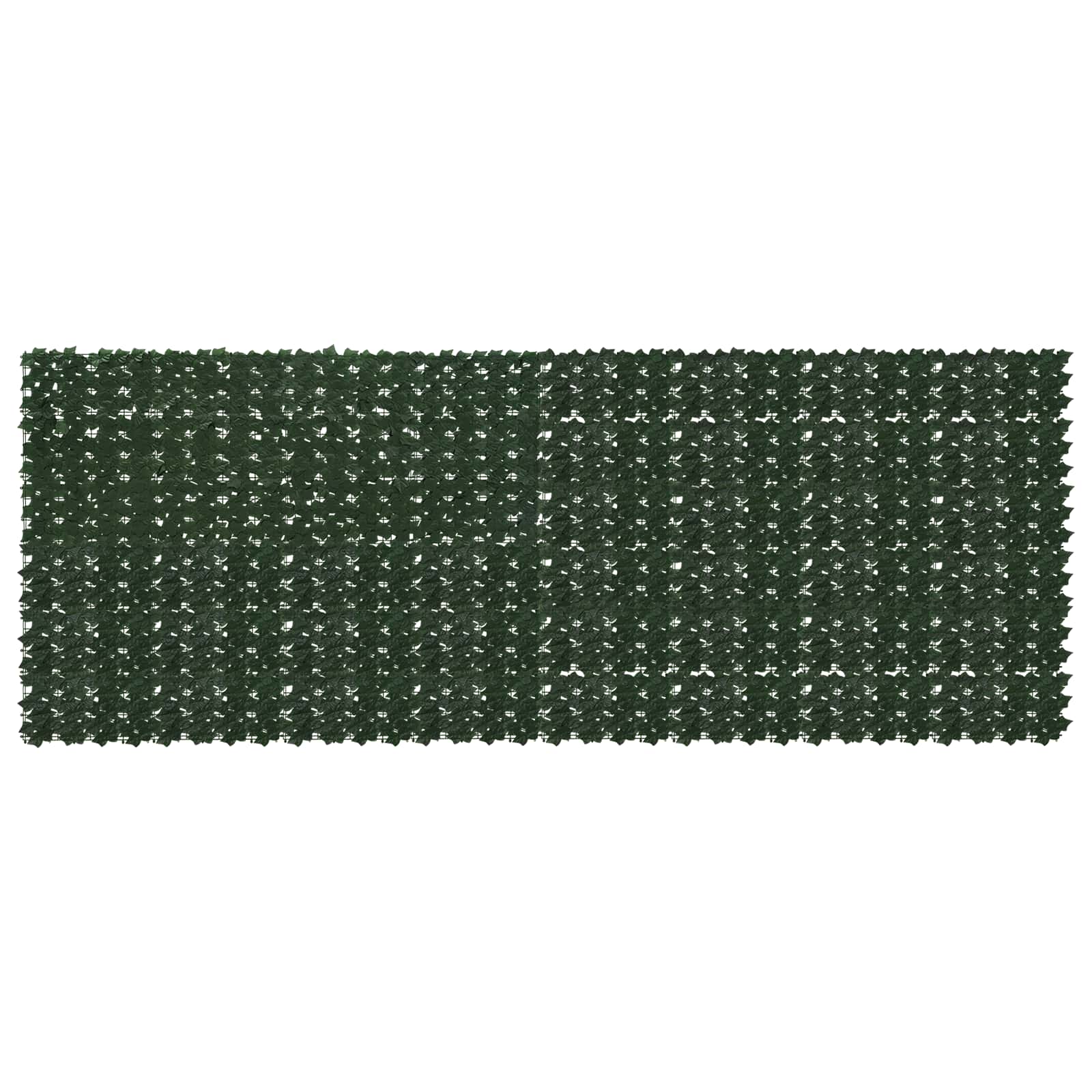 Zaslon za balkon s lišćem Tamnozelena 400 x 150 cm