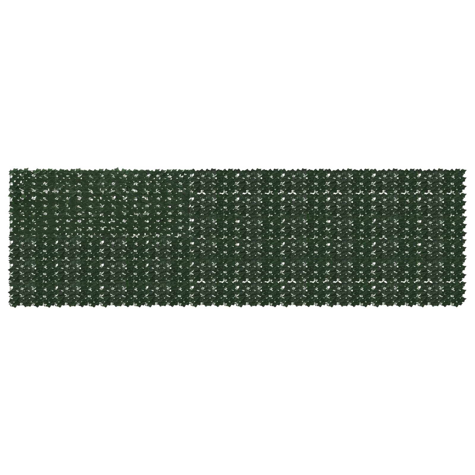 Zaslon za balkon s lišćem Tamnozelena 500 x 150 cm