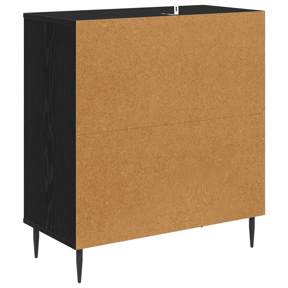Kreveta HEESCH Crni hrast 69 x 33 x 76 cm Konstruirano drvo