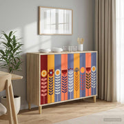 Kreveta ESSEN Sonoma 102 x 33 x 75 cm Konstruirano drvo