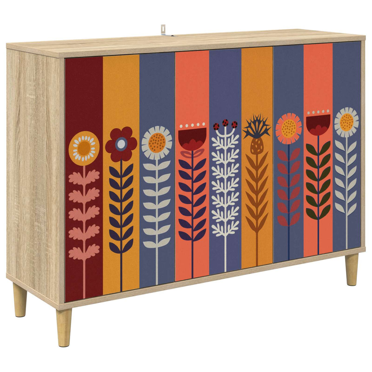 Kreveta ESSEN Sonoma 102 x 33 x 75 cm Konstruirano drvo