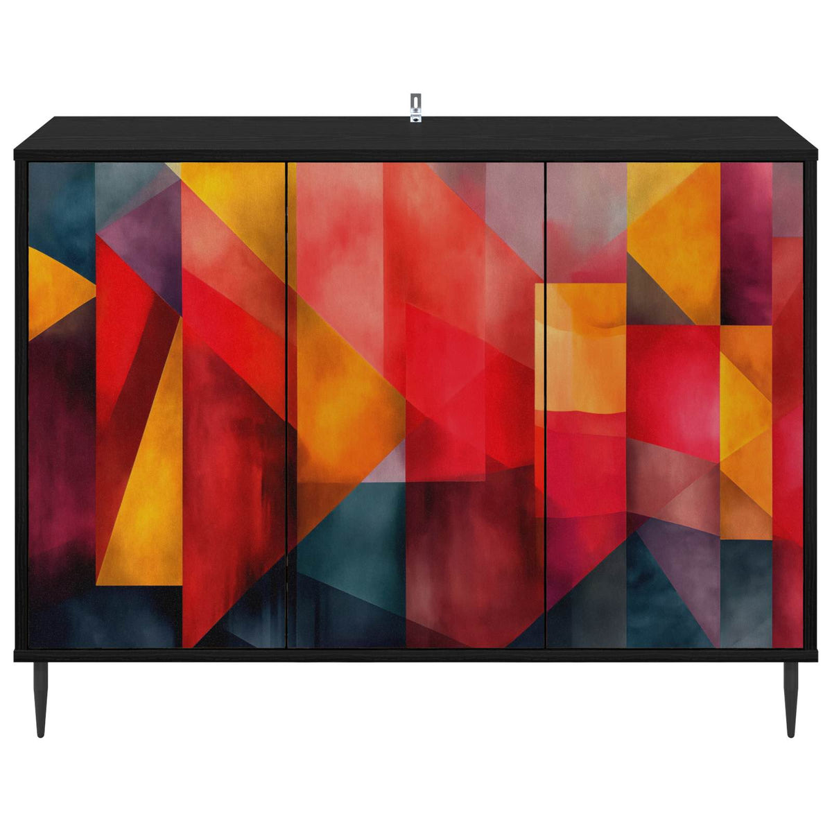 Kreveta HEESCH Crni hrast 102 x 33 x 76 cm Konstruirano drvo