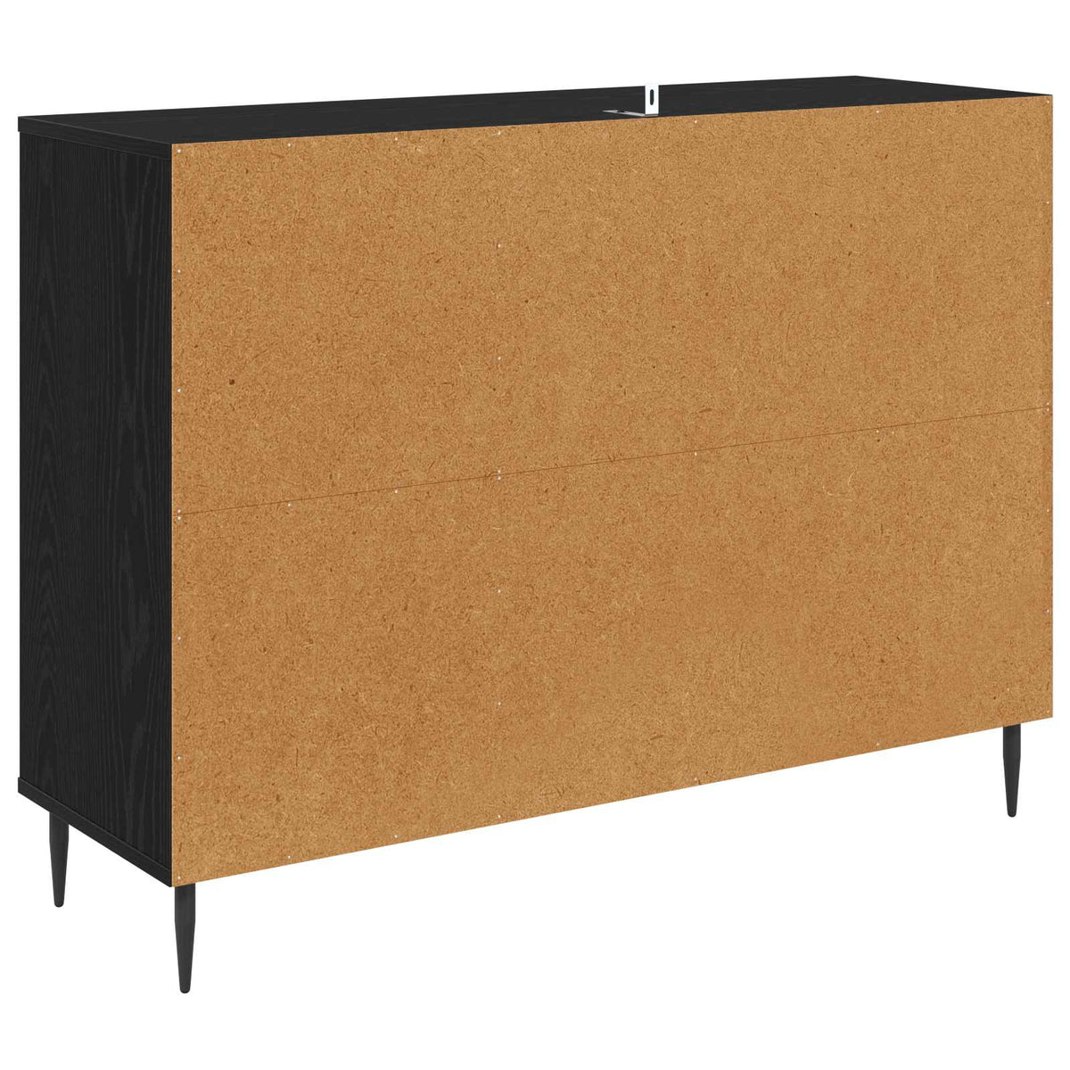 Kreveta KIEL Crni hrast Konstruirano drvo 102 x 33 x 76 cm