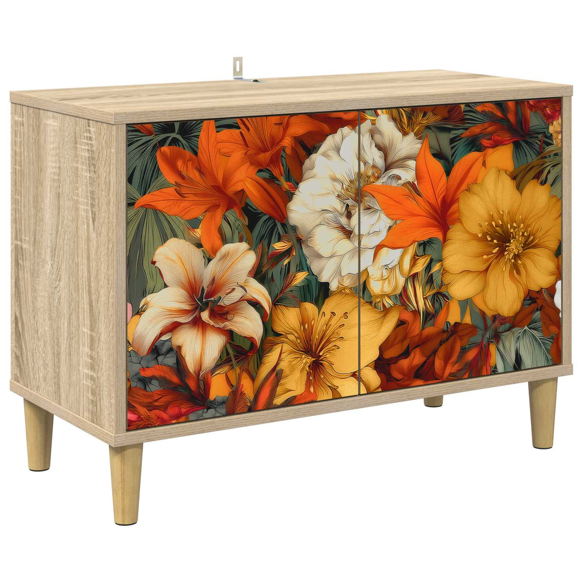 TV ormar GENNEP 69 x 33 x 50 cm Sonoma Konstruirano drvo