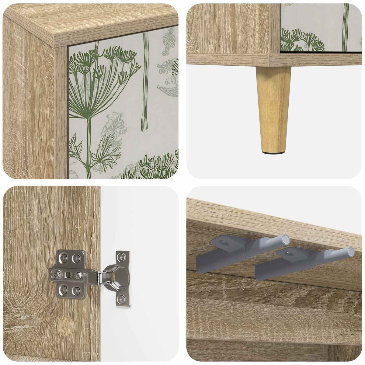TV ormar GOTHA 69 x 33 x 50 cm Sonoma Konstruirano drvo