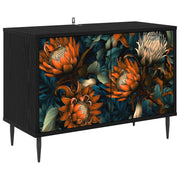 TV ormar LOCHEM 69 x 33 x 50,5 cm Crni hrast Konstruirano drvo