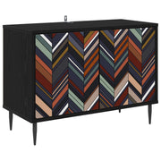 TV ormar OMMEN 69 x 33 x 50,5 cm Crni hrast Konstruirano drvo