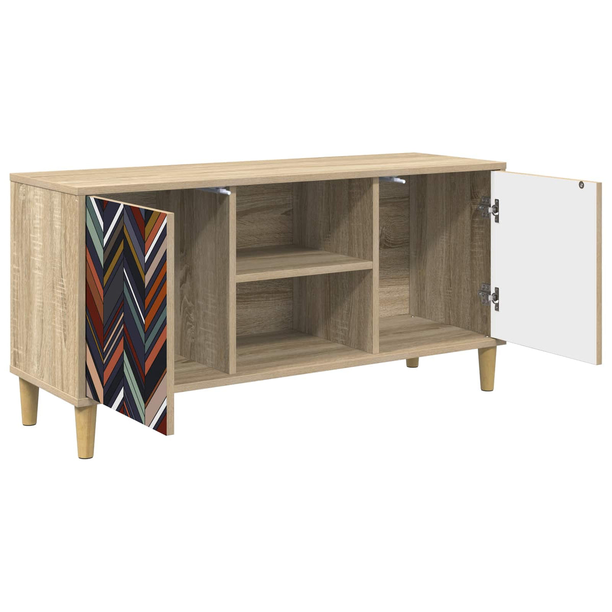 TV ormar OMMEN 102 x 33 x 50 cm Sonoma Konstruirano drvo