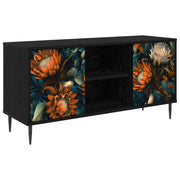 TV ormar LOCHEM 102 x 33 x 51 cm Crni hrast Konstruirano drvo