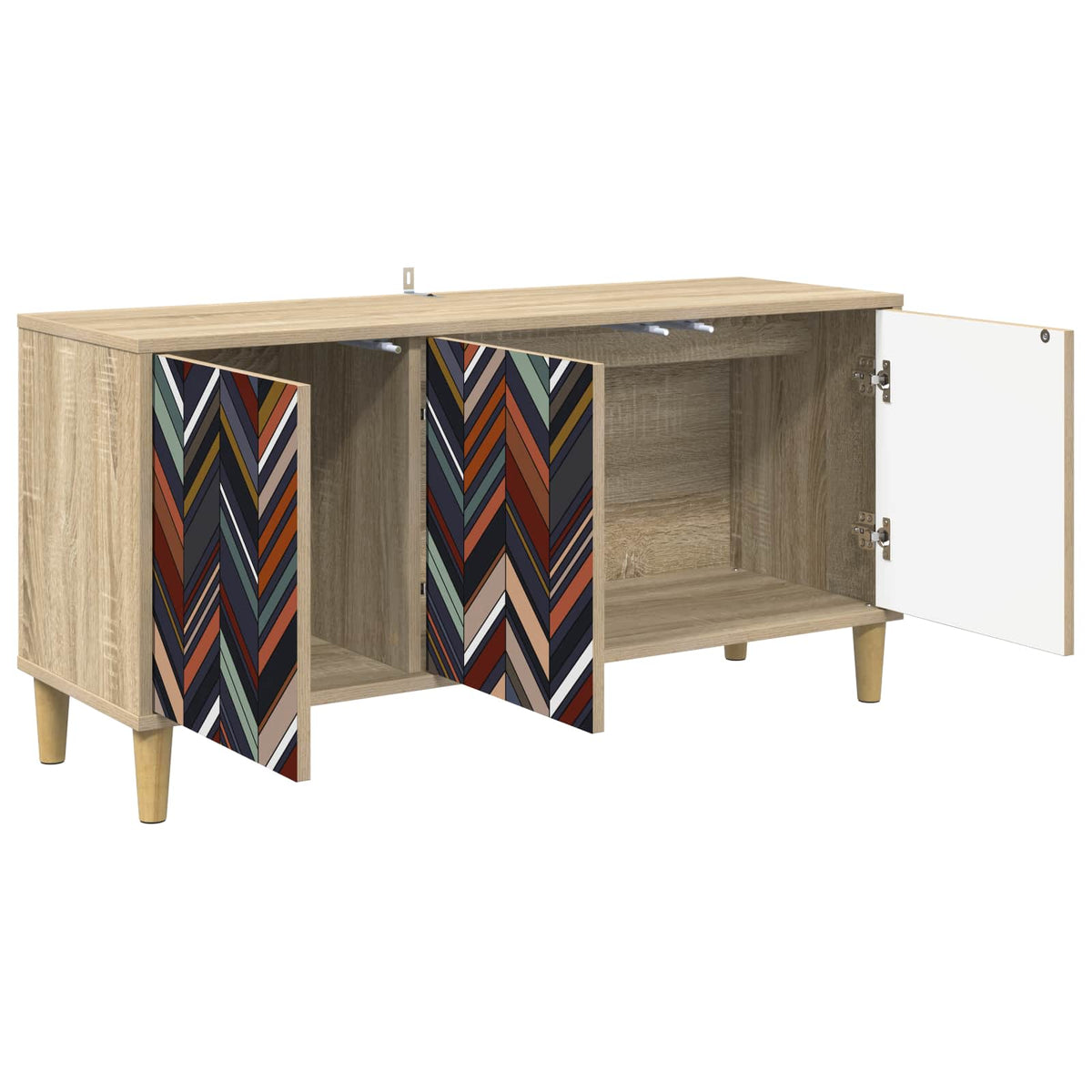 TV ormar OMMEN 102 x 33 x 50 cm Sonoma Konstruirano drvo