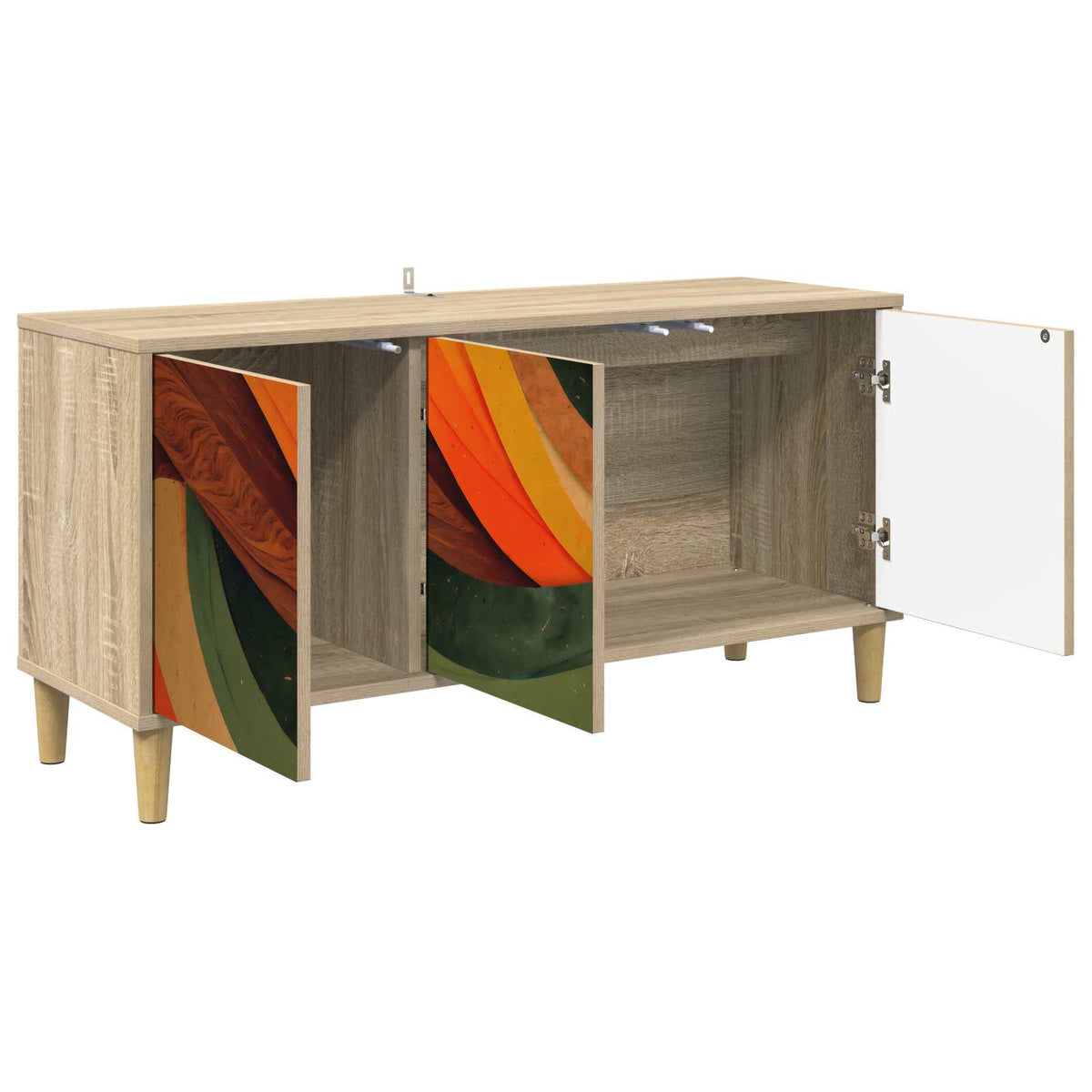 TV ormar BONN 102 x 33 x 50 cm Sonoma Konstruirano drvo