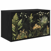 TV ormar za montažu na zid RHENEN 69 x 33 x 40 cm Crni hrast