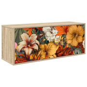TV ormar za montažu na zid GENNEP 102 x 33 x 40 cm Hrast sonoma