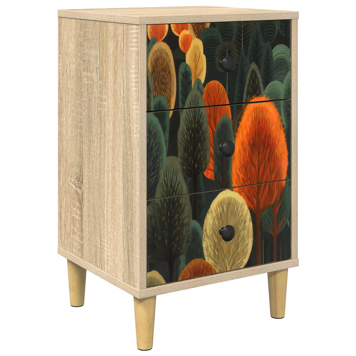 Noćni ormar ZAANDAM Hrast sonoma 36 x 33 x 60 cm